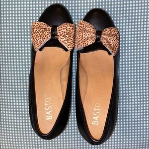 Pump Shoes Women with Leopard Bowknot SUPER CUTE